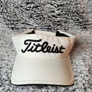 Titleist Men's Tour Performance Golf Visor SV3 Staff White One Size